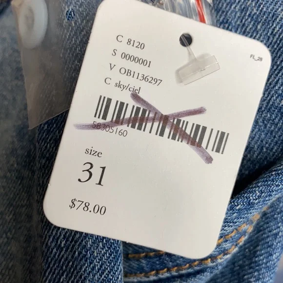 Free People Parker Denim Wrap Skirt size 27/4 - Picture 5 of 8